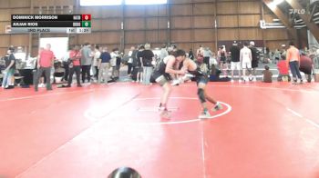 119 lbs 3rd Place - Dominick Morrison, Hatboro Horsham Warriors vs Julian Rios, Doughboy