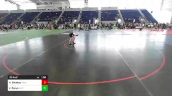 100 lbs Rr Rnd 1 - Niko Birakos, Oakdale vs Vincent Bravo, Scottsbluff WC