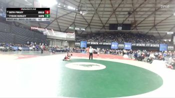 Boys 1B/2B 132 Champ. Round 2 - Seth Finley, Mary Walker vs Tyson Nunley, Newport