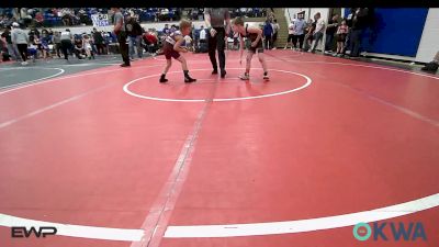 49 lbs Consi Of 4 - Tucker Wishard, Claremore Wrestling Club vs Coy Collett, Eufaula Ironheads Wrestling Club