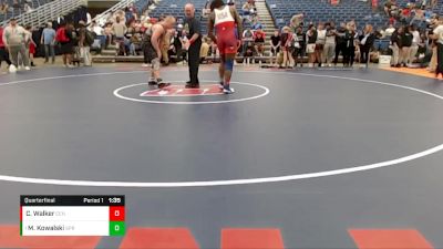 218 lbs Quarterfinal - Matt Kowalski, Springboro vs Charles Walker, Central