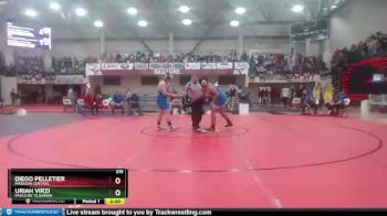 215 lbs Champ. Round 1 - Uriah Virzi, Paducah Tilghman vs Diego Pelletier, Madison Central