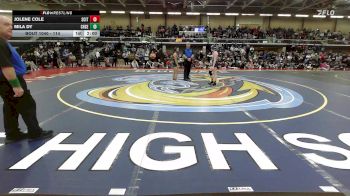 114 lbs Final - Jolene Cole, Scituate vs Mila Dy, Cranston East