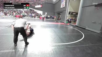 130 lbs Quarterfinal - Kanon Maye, Marinette Wrestling Club vs Rylan Mlsna, Sarbacker Wrestling Academy