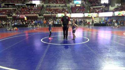 58 lbs Cons. Round 2 - Barrett Tillery, Cody Wrestling Club vs Colten Grant, Team Champs