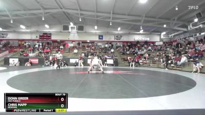 184 lbs Champ. Round 1 - Donn Greer, CSU-Pueblo vs Chris Mapp, Newman