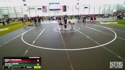 114 lbs Quarterfinal - Maya Fiodorova, Reed vs Olivia Ciampa, Palo Verde