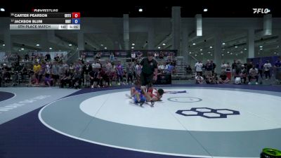 61 kg 5th Place Match - Carter Pearson, Cyclone Regional Training Center C-RTC vs Jackson Blum, Indiana RTC