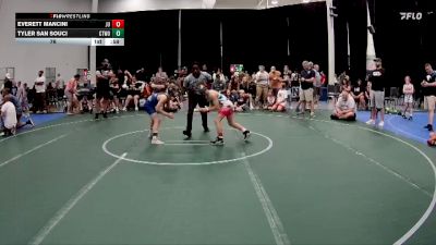 76 lbs Round 3 (4 Team) - Everett Mancini, Journeymen Uprising vs Tyler San Souci, CTWHALE ORCA