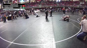 113 lbs Cons. Round 2 - Aubree Dubbs, Jr. Viking Wrestling Club vs Oakley Vander Streek, Tri-County Northeast