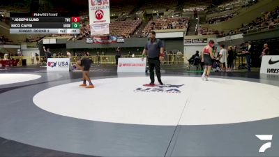 Cadet Boys Lower - 120 lbs Champ. Round 2 - Nathan Reynolds, Sunkist Kids Monster Garage vs Isaac Quilpa