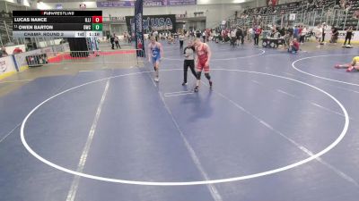 Junior Boys - 190 lbs Champ. Round 3 - Owen Barton, Diamondville Wrestling Club vs Lucas Nance, Illinois