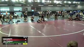 90 lbs Placement Matches (16 Team) - Cruz Enderly, NOLA Black vs Noah Brown, Fight Club