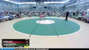 88 lbs Quarterfinals (8 Team) - Cason Craft, Oklahoma Blue FS vs Mason Brayfield, Team Missouri Blue