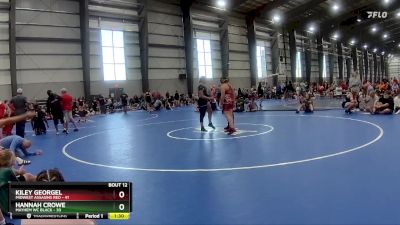 170 lbs Final - Hannah Crowe, Mayhem WC Black vs Kiley Georgel, Midwest Assasins Red