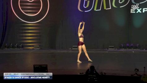Stacey's Dance Studio - Maclayne Hewett [2025 Junior - Solo - Contemporary/Lyrical Day 1] 2025 Encore Grand Nationals