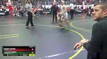 102 lbs Semis & 1st Wrestleback (8 Team) - Mason Haines, Dundee Blue vs Wyatt Cross, Davison