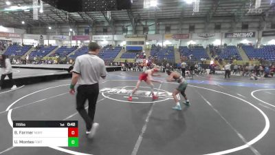 115 lbs Consi Of 16 #2 - Bentley Farmer, North Fork Miners vs Ulysses Montes, Fort Morgan Wrestling Club