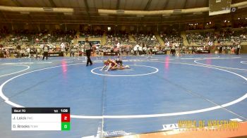 70 lbs Round Of 16 - Jacob Leick, Powerhouse Wrestling Club vs Deacon Brooks, Team Texas