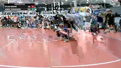 110 lbs Rr Rnd 4 - Dylan Griffin, Steller Trained Boba - MS vs James Yonushonis, Shore Thing WC - MS