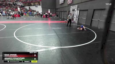 54 lbs Cons. Round 3 - Heinrich Schachtner, Victory School Of Wrestling vs Isaac Savage, Oconto Falls/Abrams