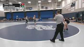 141 lbs 1st Place Match - Johnny Lopez, San Francisco State vs Kieran Thompson, Adams State