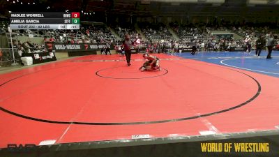82 lbs Consi Of 8 #2 - Hadlee Worrell, Big Game Wrestling Club vs Amelia Garcia, Standfast