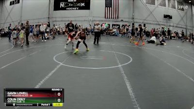 96 lbs Round 3 (4 Team) - Gavin Lovell, Mat Assassins Black vs Colin Deily, Grit Mat Club