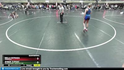 116-124 lbs Quarterfinal - Ember Zupanc, CrassTrained: Weigh In Club vs Bella Estrada, Minnesota