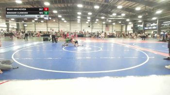 112 lbs Rr Rnd 1 - Bear Van Hoven, Team Shutt - MS vs Bridger Clemons, Peer Pressure Elite - MS