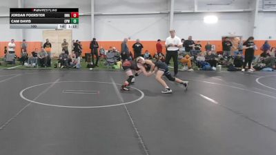 100 lbs Round 2 (8 Team) - Jordan Foerster, Donahue WA vs Cam Davis, CP Wrestling