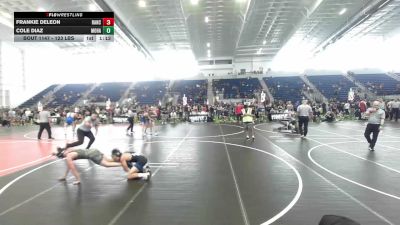 123 lbs Final - Frankie DeLeon, Rancho Bernardo WC vs Cole Diaz, Mohave WC