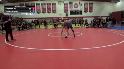 145 lbs Semifinal - Casey Otero, Cerritos College vs Jasmine Vo, Santa Rosa College