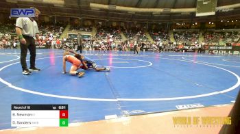 60 lbs Round Of 16 - Bentley Newman, Illinois Valley Youth Wrestling vs Damani Sanders, Sherman Challengers