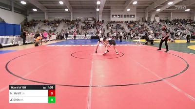 113 lbs Round Of 128 - Noah Hyatt, LA vs Joshua Jisup Shin, MA