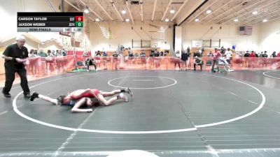94 lbs Semifinal - Carson Taylor, Elite NJ vs Jaxson Weber, Jersey 74