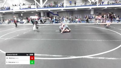 184 lbs Consi Of 32 #2 - Mike Molina, Sacred Heart University vs Chris DeLena, Sacred Heart University