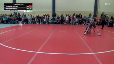 85 lbs Champ. Round 1 - Asher Steinke, OWATONNA WRESTLING ACADEMY vs Charlie Novak, New Prague Wrestling