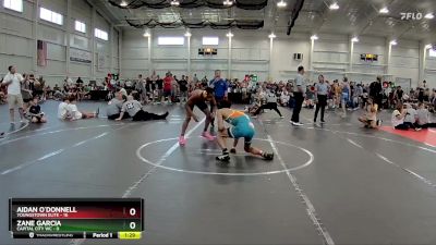 126 lbs Round 3 (6 Team) - Aidan O`Donnell, Youngstown Elite vs Zane Garcia, Capital City WC