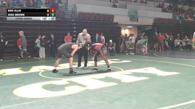 150 lbs Consolation - Eric Ellis, Boiling Springs vs Josh Brown, Carolina Forest