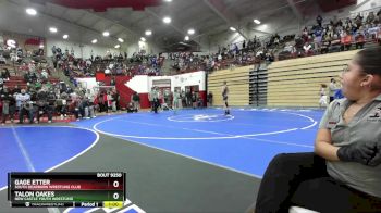 83 lbs 3rd Place Match - Gage Etter, South Dearborn Wrestling Club vs Talon Oakes, New Castle Youth Wrestling