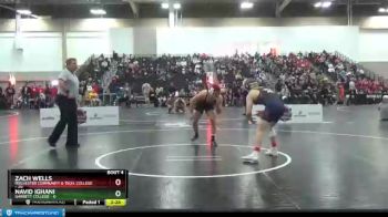 165 lbs Round 2 (6 Team) - Zach Wells, Rochester Community & Tech. College vs Navid Ighani, Garrett College