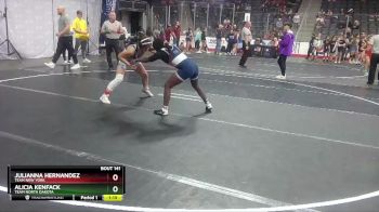 105 lbs Quarterfinal - Julianna Hernandez, Team New York vs Alicia Kenfack, Team North Dakota