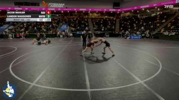 150 lbs Champ. Round 1 - Landon Waggoner, Lombard (Montini) vs Jacob Mahler, Hampton-Dumont-CAL