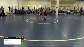 53-57 lbs Round 2 - Kaden Mccotter, Tech Fall Wrestling Club vs Nicholas Fitch, North Carolina