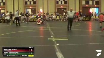 96 lbs Semifinal - Ryan Kowalczyk, IWC vs Kristian Beres, Mount Olive