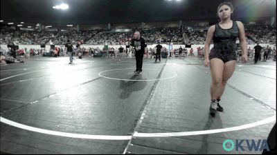 125 lbs Round Of 16 - Peyton Vasquez, Claremore Wrestling Club vs Quetzali Salas, Standfast