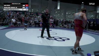 70 kg Cons. Sub-rd Of 64 - Ian Fritz, Brunson UVRTC vs Marlone Kirksy Jr, Warrior Regional Training Center