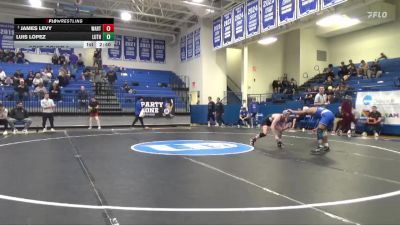 125 lbs Cons. Round 2 - Luis Lopez, Luther vs James Levy, Wartburg