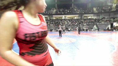 121-128 lbs Quarterfinal - Bailey Cooper, Gamehouse Training Center vs Reya Timbs-Usher, Coweta Cobras Wrestling Club